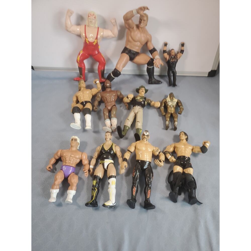 Vintage Wrestling Action Figure Lot WWE WCW Jakks Toymakers Sullivan Kevin 90s - Picture 12 of 16